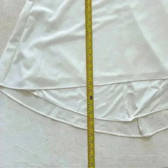 BHLDN V-Neck Maxi Dress White Bridesmaid Wedding Size 4 - Picture 8 of 15